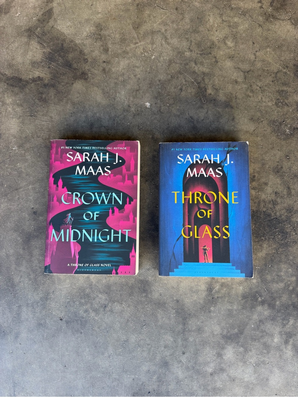 Throne of Glass & Crown of Midnight PAPERBACK SET LOT Sarah J Maas FANTASY